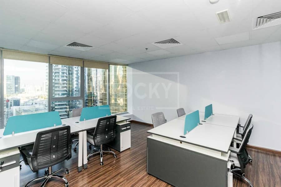 2 Investor Deal | 8% Returns | Furnished Office | Partitioned | DMCC