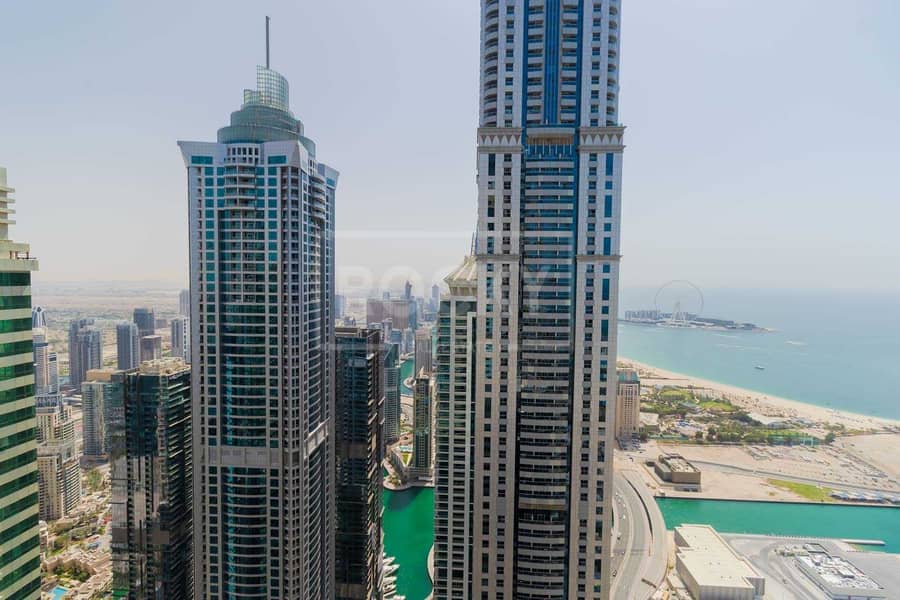 17 4-Bed plus Storage | Full Sea View | Dubai Marina