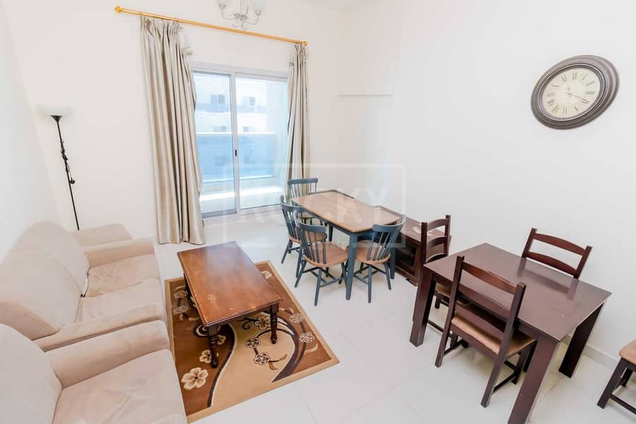 6 Furnished | 1-Bed | Equipped Kitchen | Road View