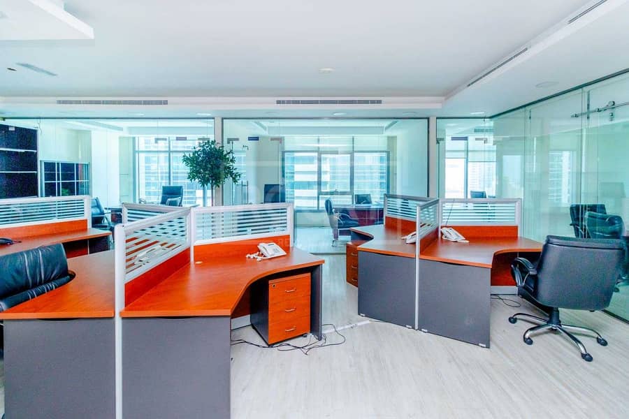 2 Fitted | Furnished Office | Chiller Free | Close to Metro
