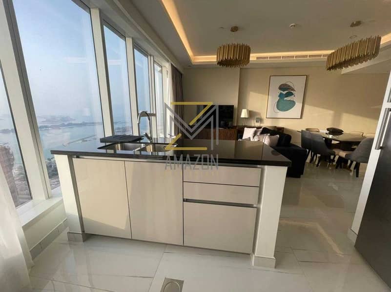 3 Amazing SEA VIEWS | Huge 2 Bedroom Apartment | Ready to Move In | Lowest Priced Investment | Avani Palm Views