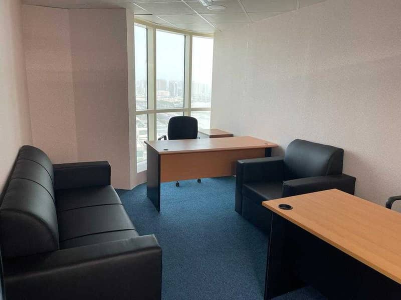 Cheapest office space (750AEd/Month) for rent at leading business center