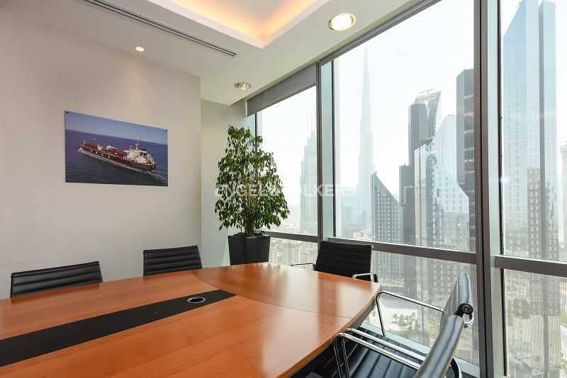 8 Prestigious |Furnished| Burj View| 7 Car Parks