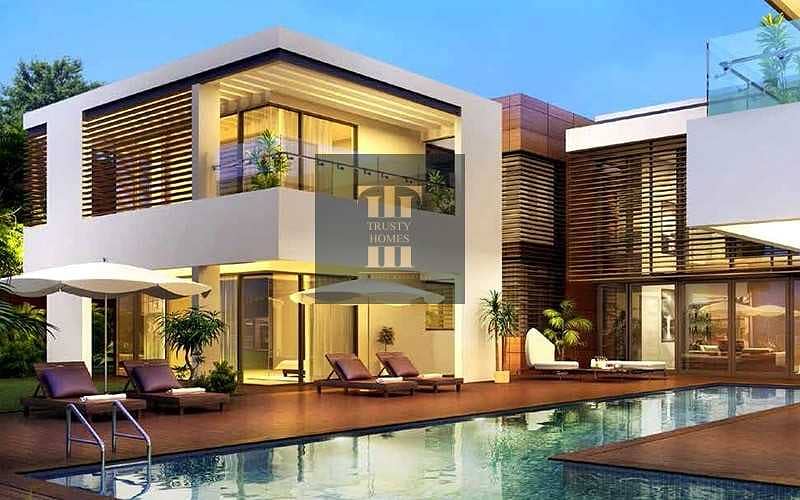 4 Own a villa with a natural panoramic view of the Dubai Water Canal