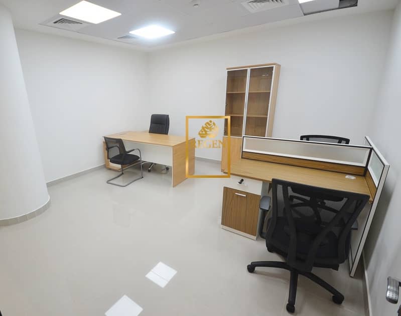 6 Furnished & Serviced Office Spaces in prime location in Oud Metha