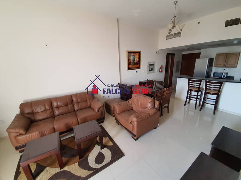 ONLY 3400/- per Month | FULLY FURNISHED ONE BED WITH BALCONY