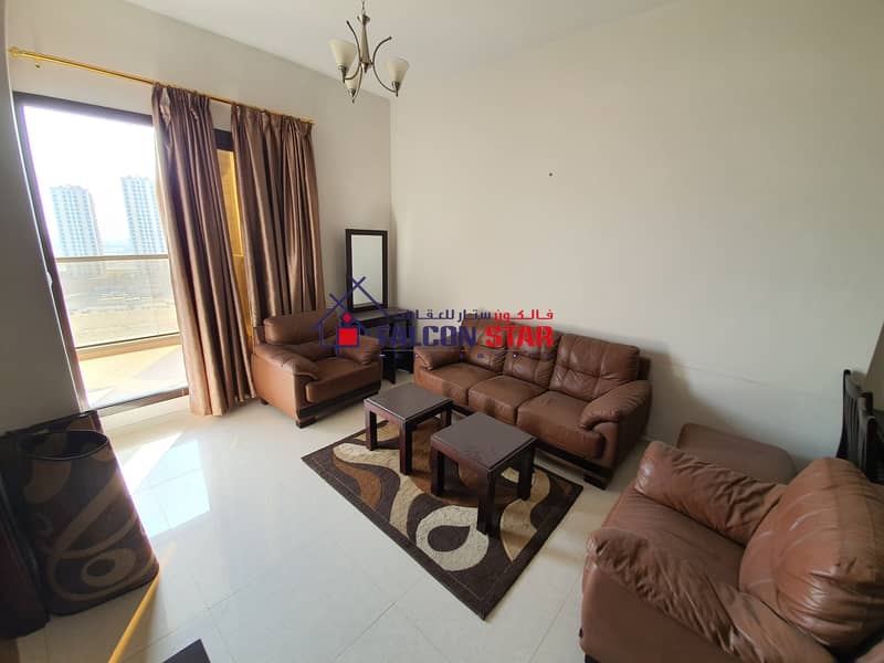 4 ONLY 3400/- per Month | FULLY FURNISHED ONE BED WITH BALCONY