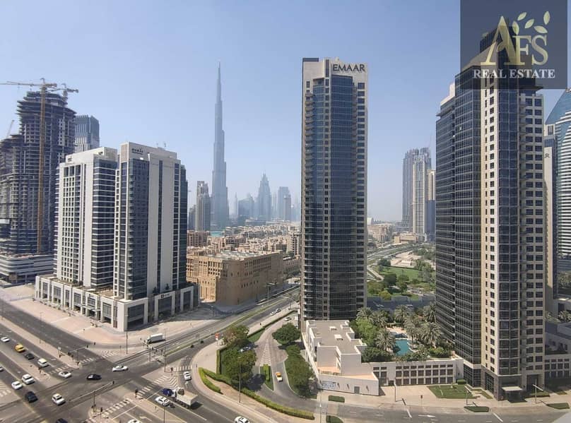25 Burj Khalifa View | 2BR | Fully Furnished | One Month Free| Spacious| Chiller & Gas Included