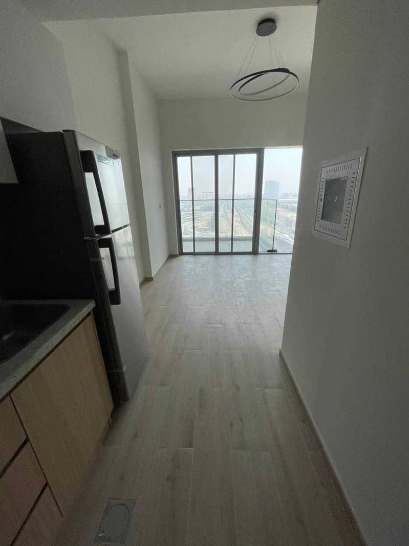 12 CLOSE TO METRO STATION !! SEMI FURNISHED STUDIO  WITH BALCONY FOR RENT IN AZIZI AURA RESIDENCES JUST 23000/
