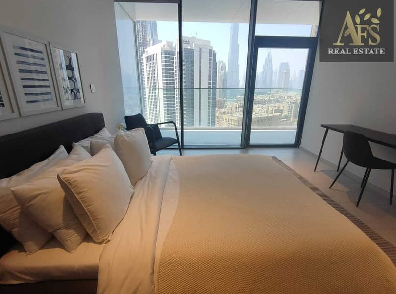 16 Burj Khalifa View | 2BR | Fully Furnished | One Month Free| Spacious| Chiller & Gas Included