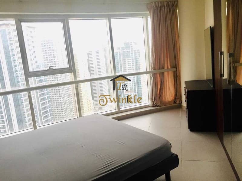 6 AED 43k |NEAR DMCC METRO W/ FULL LAKE VIEW F/F 1 B/R