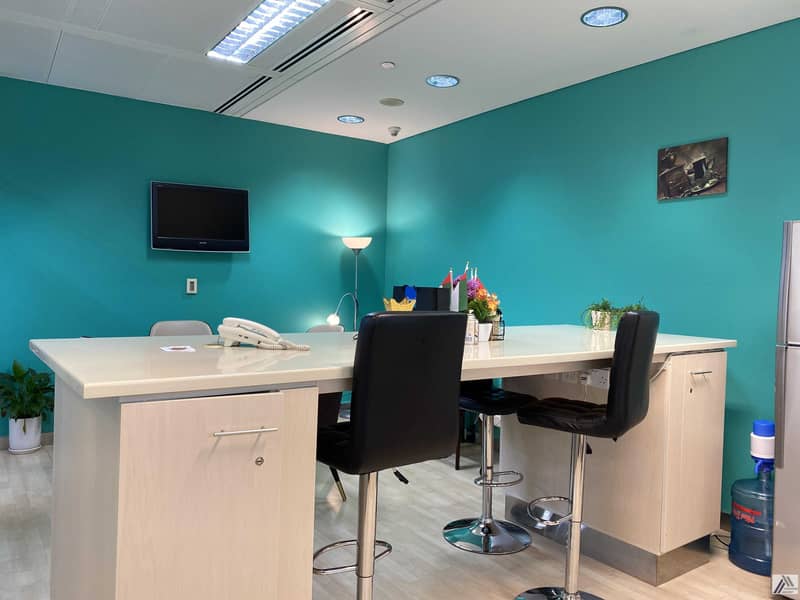 11 Fully Furnished Serviced  Office -with one manager Cabin -Suitable for 8 to 10 staff