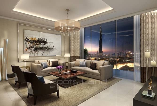 Luxury 3 Bedroom Fully Furnished with Burj Khalifa view