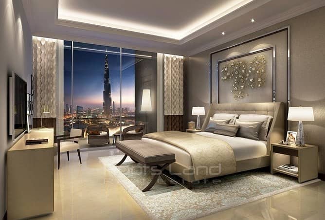 Luxury 2 bedroom fully furnished with Burj Khalifa view