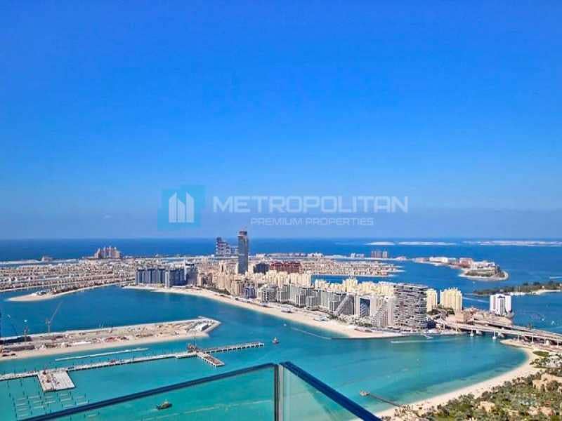 Full Palm and Sea View | Spacious Penthouse