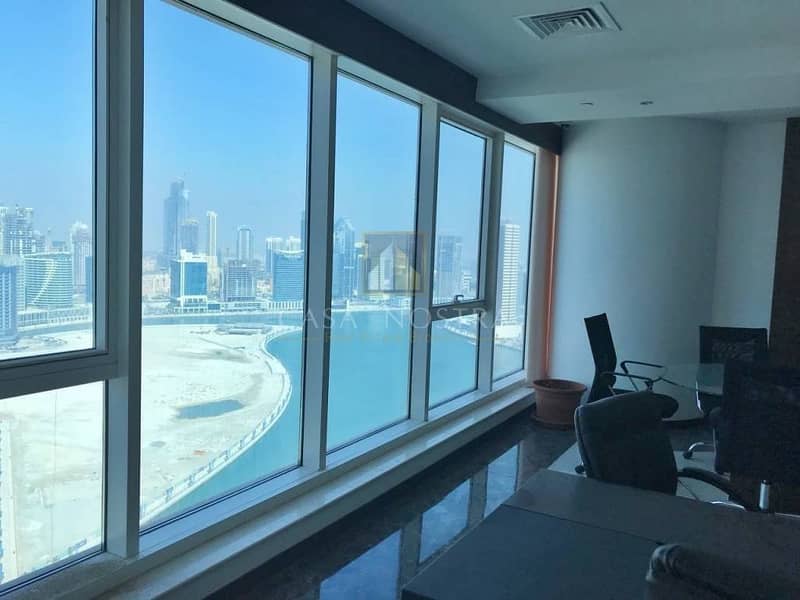 Fitted Office w/ Full Canal and Burj View Fitted Office w/ Full Canal and Burj View