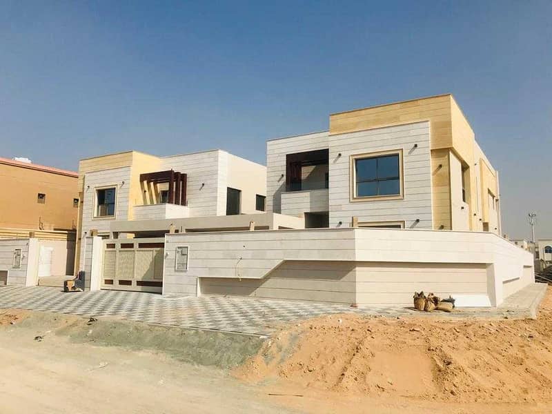 brand new villa for sale in ajman almowaihat 5 master bedrooom majlis hall kitchen with car parking