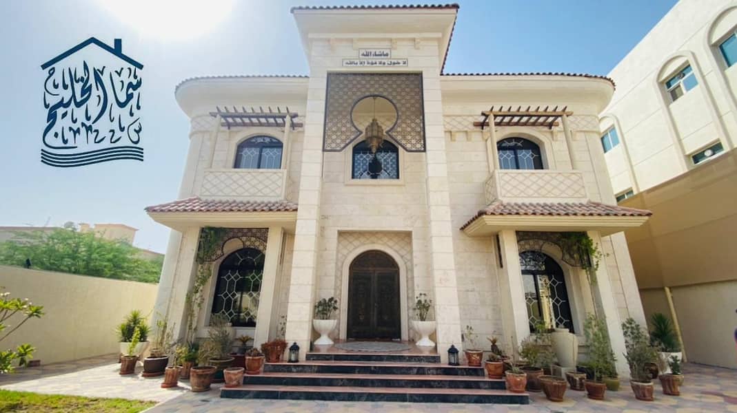 Villa for sale with water and electricity For sale, European finished villa, The third piece of Sheikh Ammar Street Arabic design