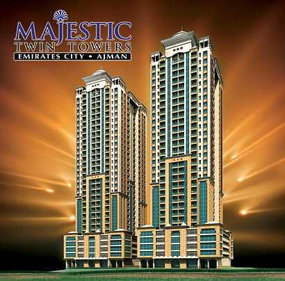 HOT DEAL!!! 2BHK AVAILABLE FOR SALE IN MAJESTIC C3 TOWER EMIRATES CITY , AJMAN