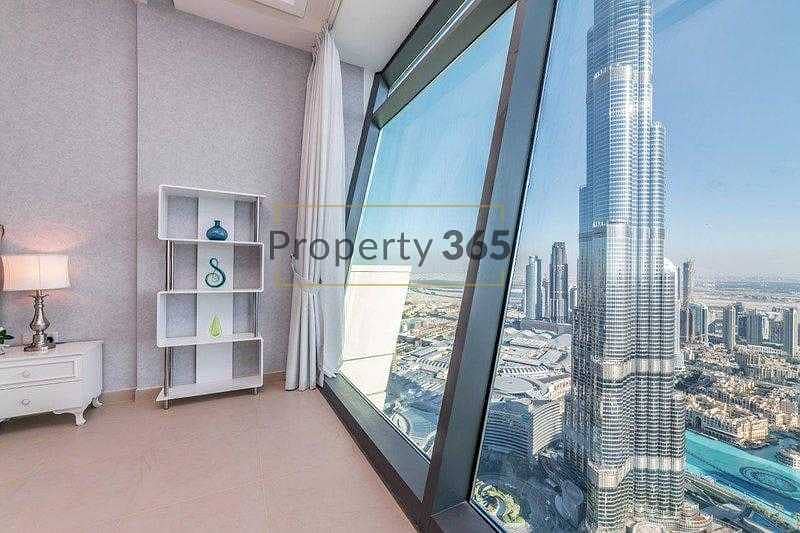 3 Full Burj Khalifa view / 2 Bedrooms / Prime location