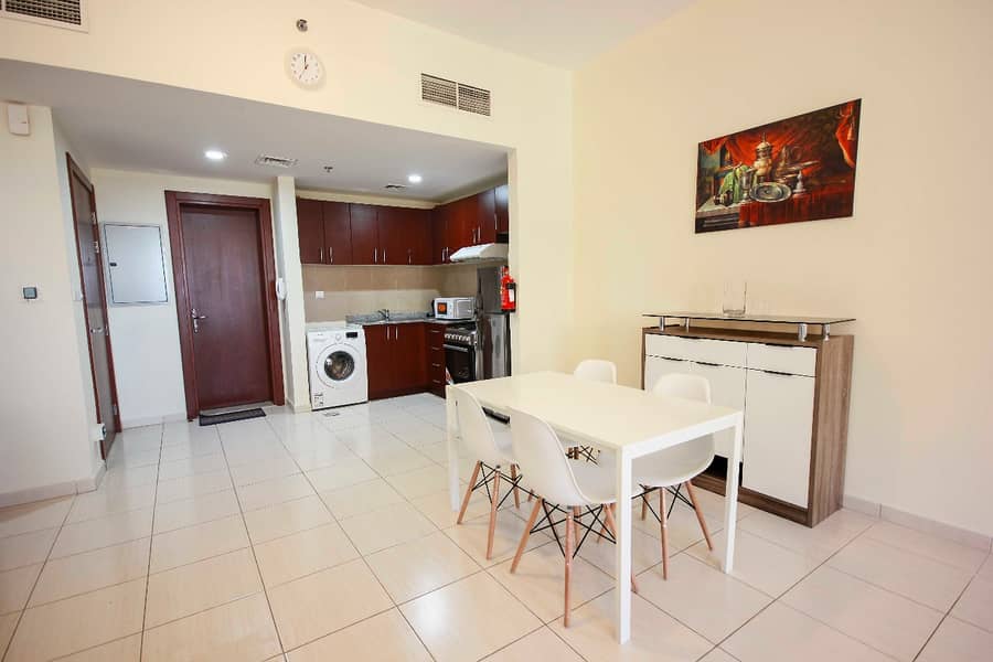 3 Fully Furnished 1 Bed |Community View |Corner Unit