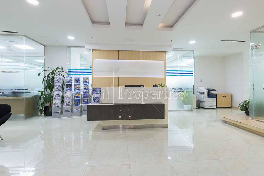 5 Spacious Half Floor with Burj View | Bay Square