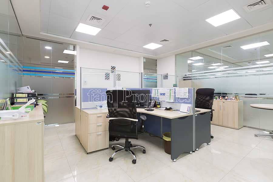 21 Spacious Half Floor with Burj View | Bay Square