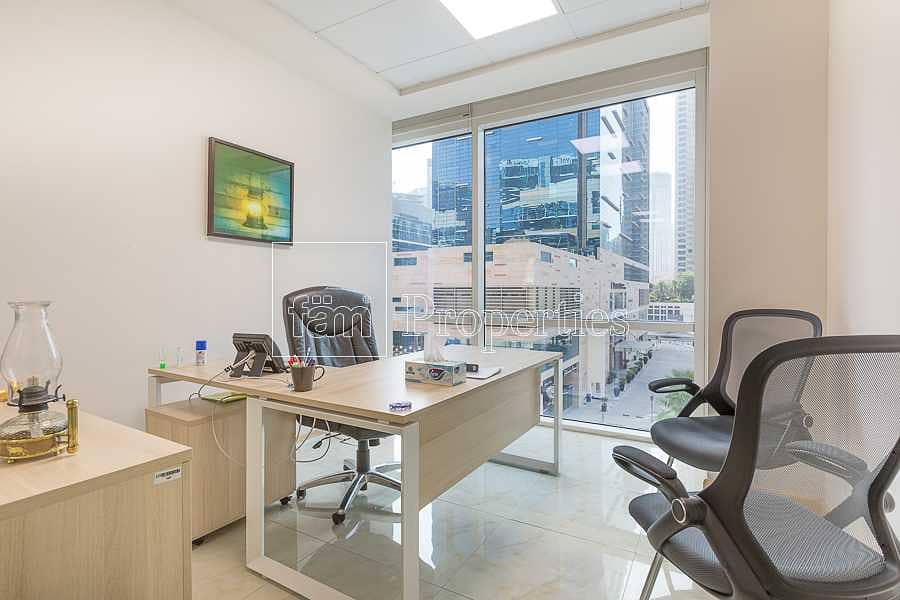 33 Spacious Half Floor with Burj View | Bay Square