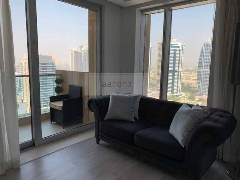 3 Stunning Marina & Sheikh Zayed Road View | Mid Floor | Fully-Furnished 2BR