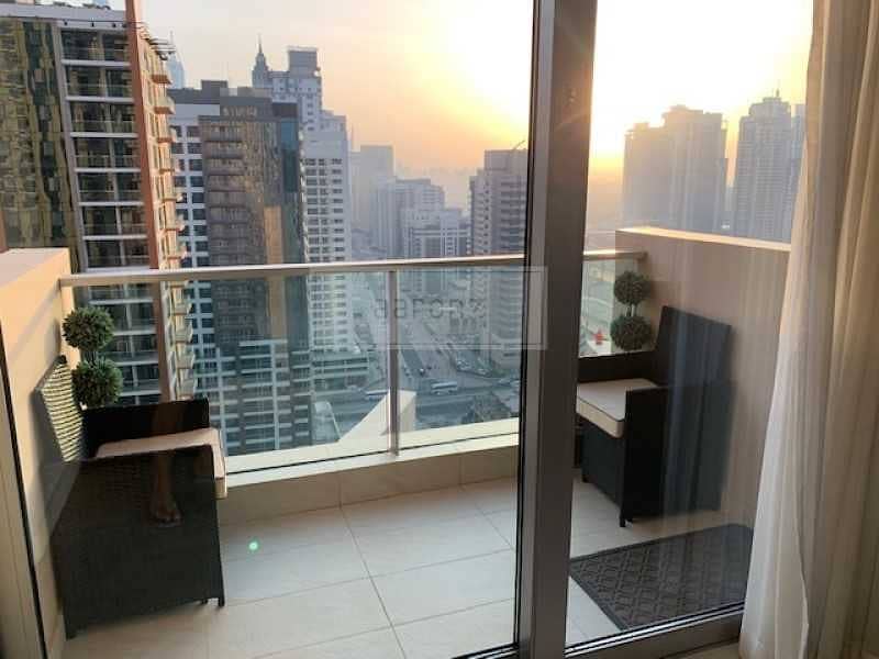 6 Stunning Marina & Sheikh Zayed Road View | Mid Floor | Fully-Furnished 2BR