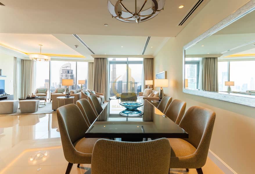 4 Full Burj and Fountain View | Luxury Fully furnished