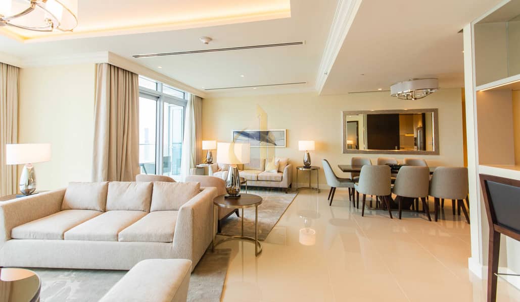 5 Full Burj and Fountain View | Luxury Fully furnished