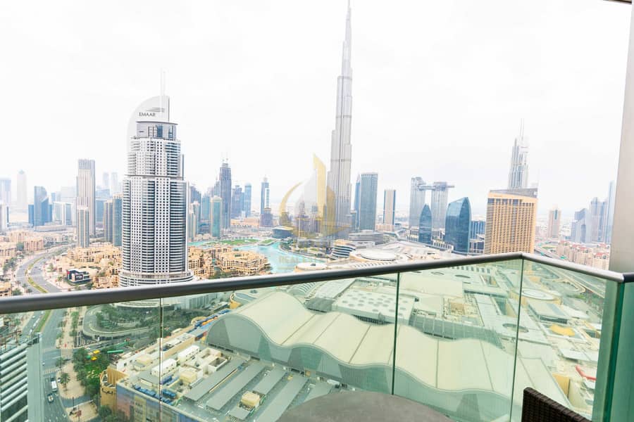 12 Full Burj and Fountain View | Luxury Fully furnished