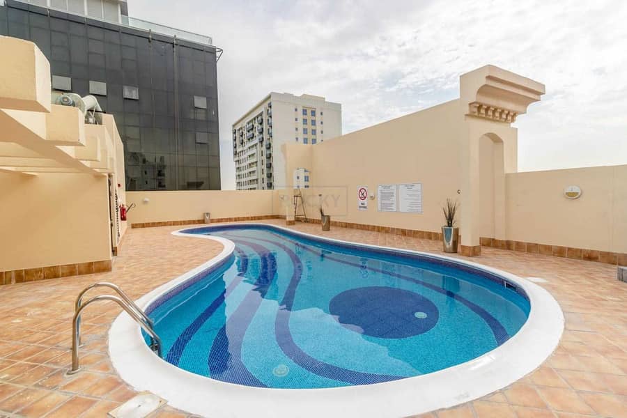 15 Spacious 2 B/R Apts with Closed Kitchen & Balcony | Swimming Pool & Gym | Al Barsha