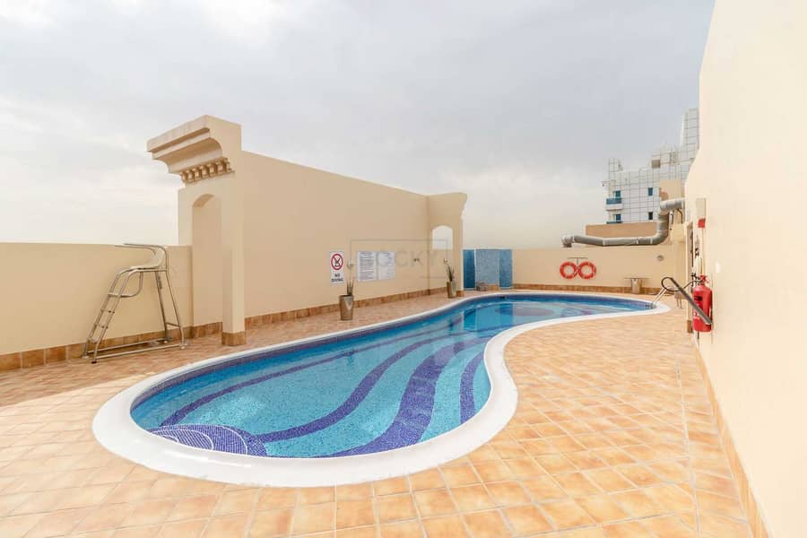 16 Spacious 2 B/R Apts with Closed Kitchen & Balcony | Swimming Pool & Gym | Al Barsha