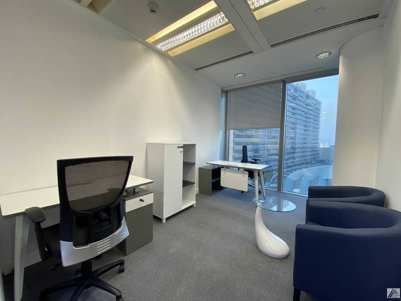 8 Fully Furnished and serviced office -ONE payment-Conference Room Facility -Linked with Metro