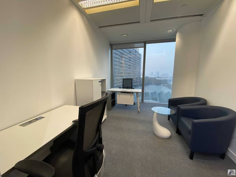9 Fully Furnished and serviced office -ONE payment-Conference Room Facility -Linked with Metro