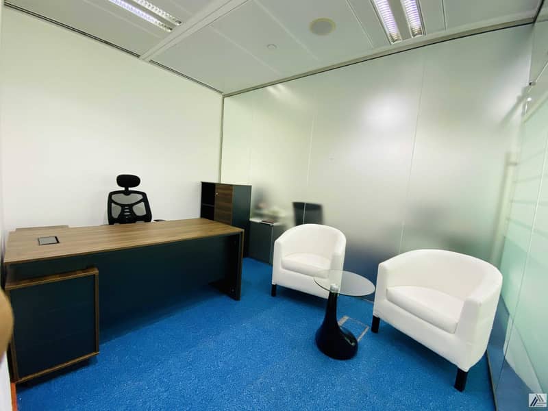 10 Fully Furnished and serviced office -ONE payment-Conference Room Facility -Linked with Metro