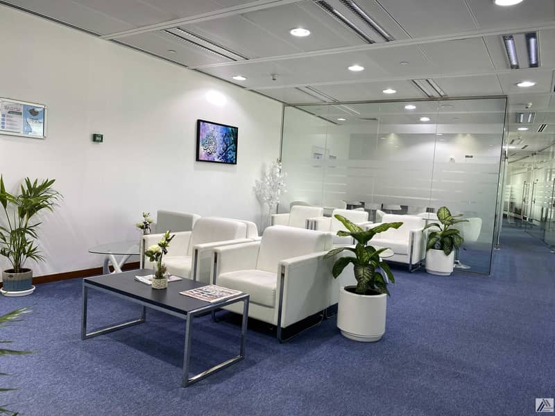 11 Fully Furnished and serviced office -ONE payment-Conference Room Facility -Linked with Metro