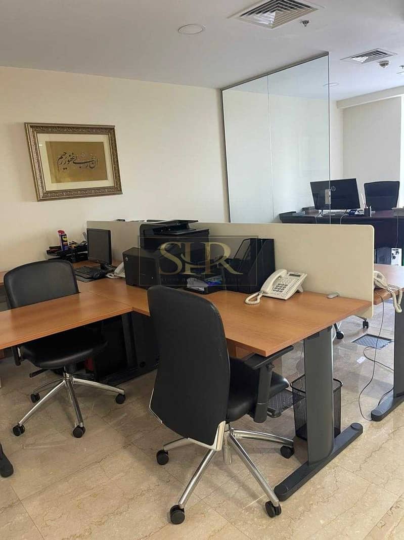 5 Huge Fitted Office | Well Organized | Near Metro