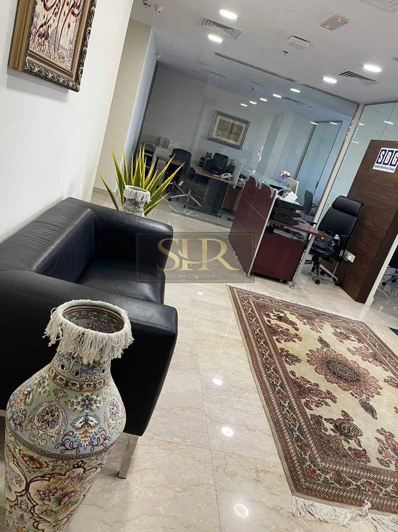 6 Huge Fitted Office | Well Organized | Near Metro