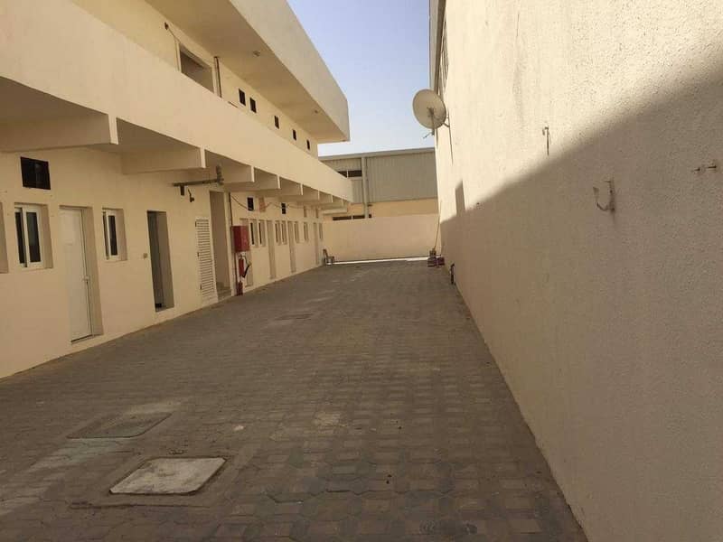 25 27 rooms Labor Camp with electricity available in Al Sajaa Industrial