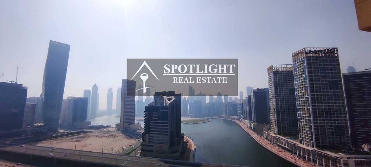 2 1 bedroom |  Lake  plus Burj khalifa view | for rent | Business Bay