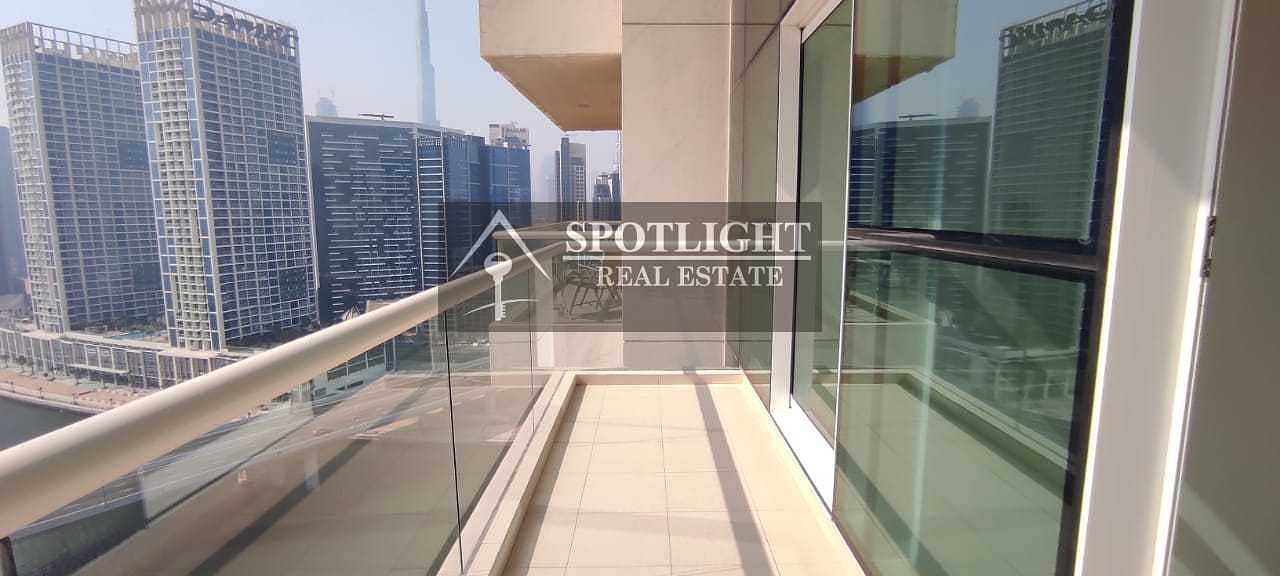 16 1 bedroom |  Lake  plus Burj khalifa view | for rent | Business Bay