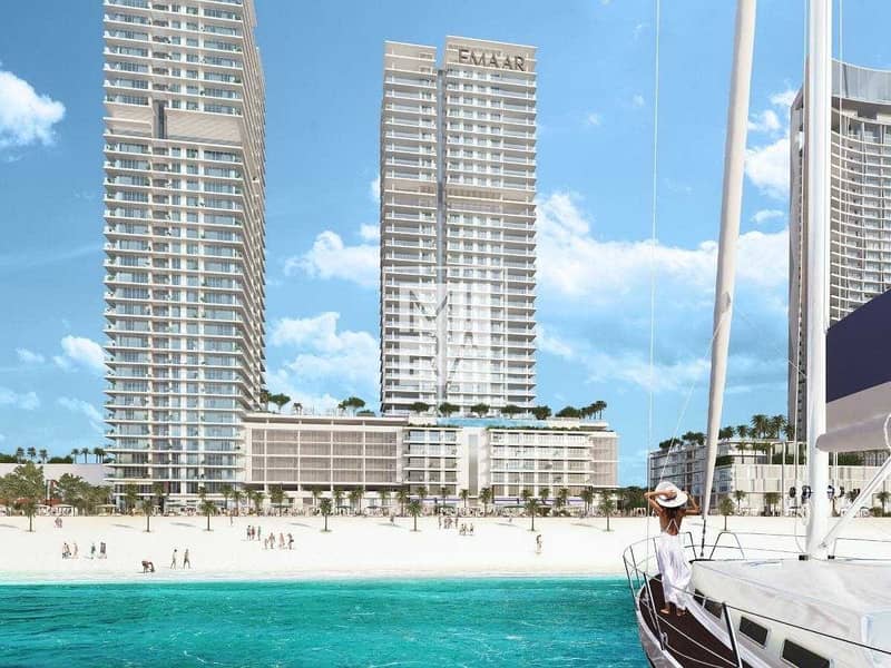 Exceptional Beach Lifestyle | EMAAR Beachfront | Stunning 1 Bedroom Apartment