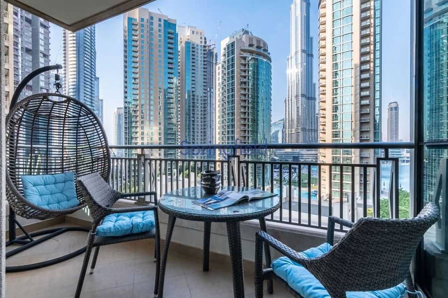 Spacious | Burj & Fountain View |  Fully Furnished