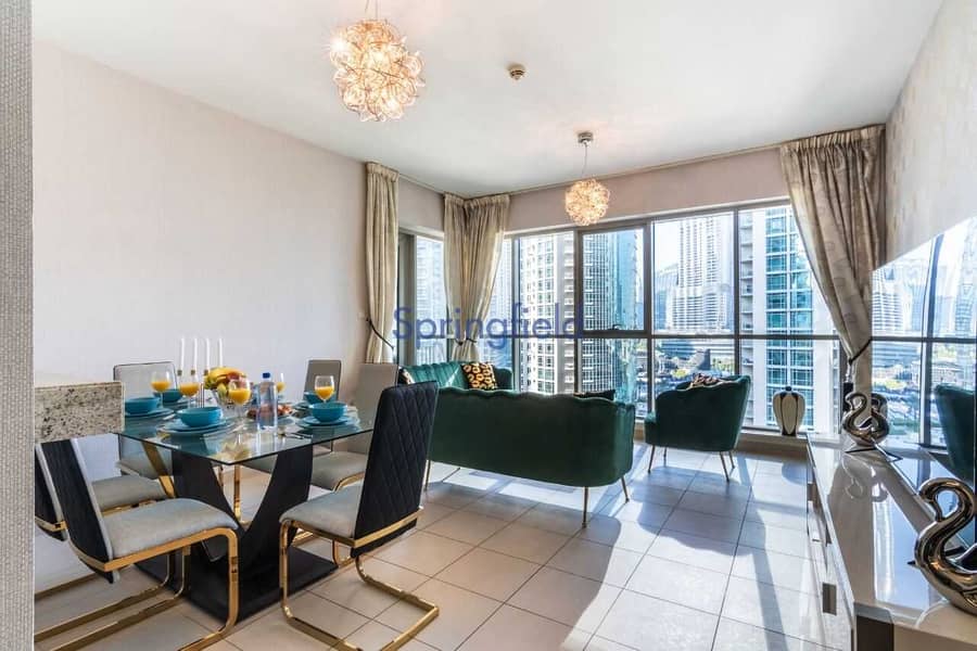 2 Spacious | Burj & Fountain View |  Fully Furnished