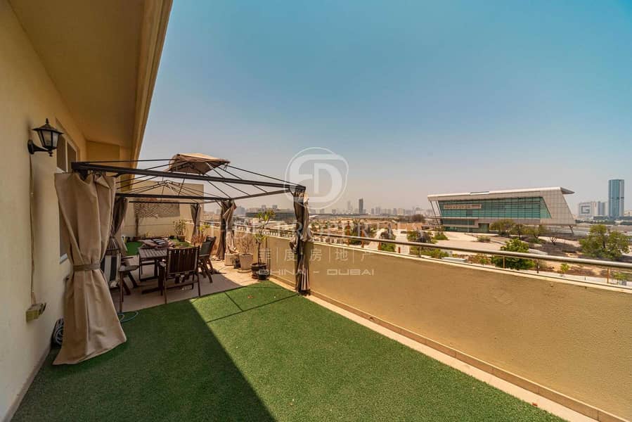 5 Terraced 3BR plus Maid | Jumeirah Skyline view