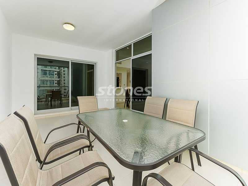 3 Sea and Marina View | Fully Furnished with Study