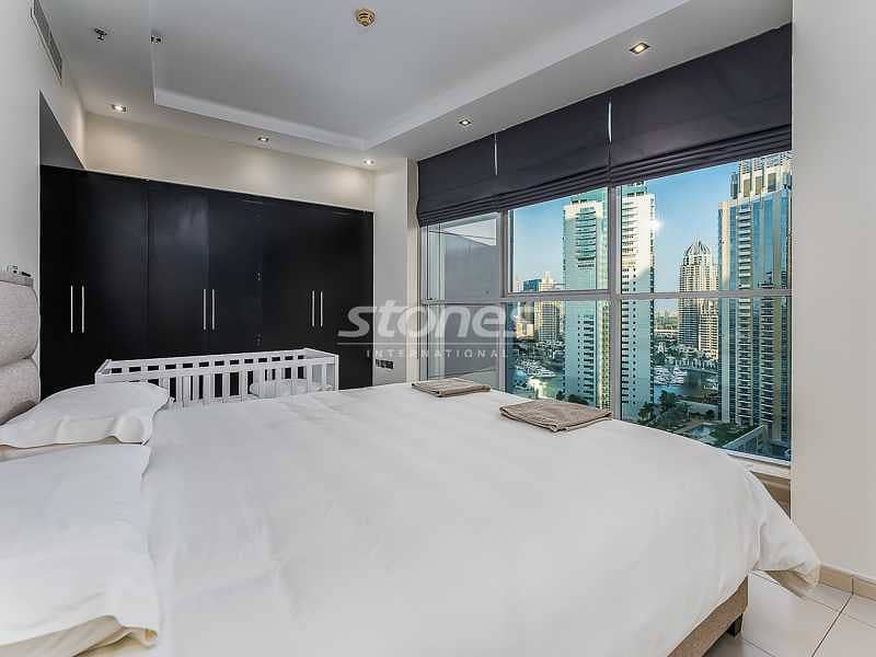 14 Sea and Marina View | Fully Furnished with Study